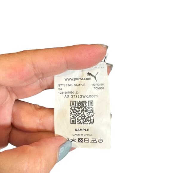 Puma Black Hooded Cotton Blend Logo Front Pullover Sweatshirt Women Sz S - Picture 9 of 12